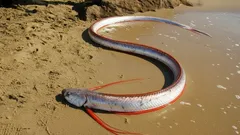 Olycksbådaren steg upp ur djupet: Havsjätten på stranden väcker liv i legenderna från det gömda havet