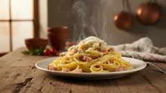 15-minuters pasta carbonara: enkelt recept för dig som är hungrig och har ont om tid