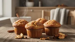 Mjuka äpple-kanel-muffins - en söt godbit som värmer själen