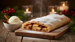 Klassisk apfelstrudel – den ultimata juldesserten
