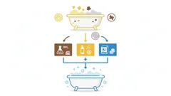 Badkaret är så gott som nytt: Hur man tvättar bort gul plack, rost och kalkavlagringar med huskurer